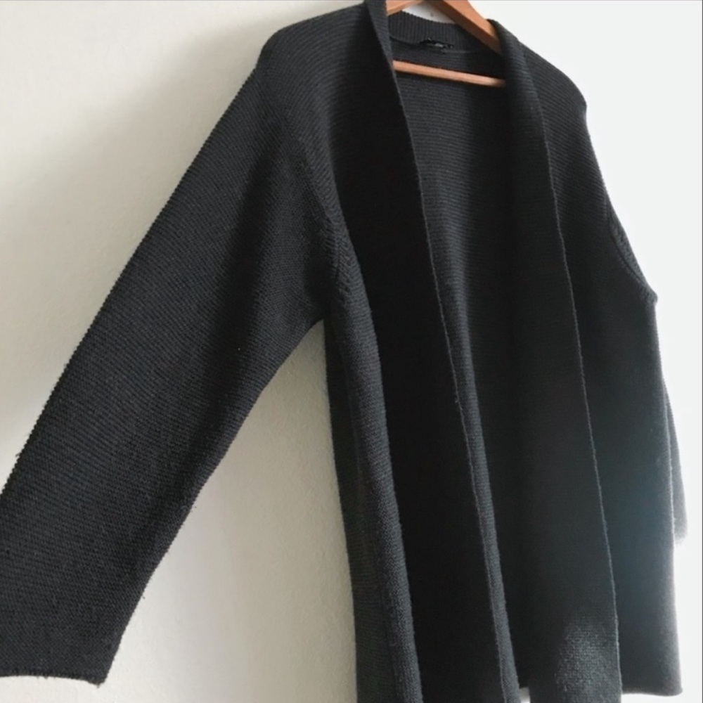 Eileen Fisher Wool Open Cardigan - Picture 2 of 11